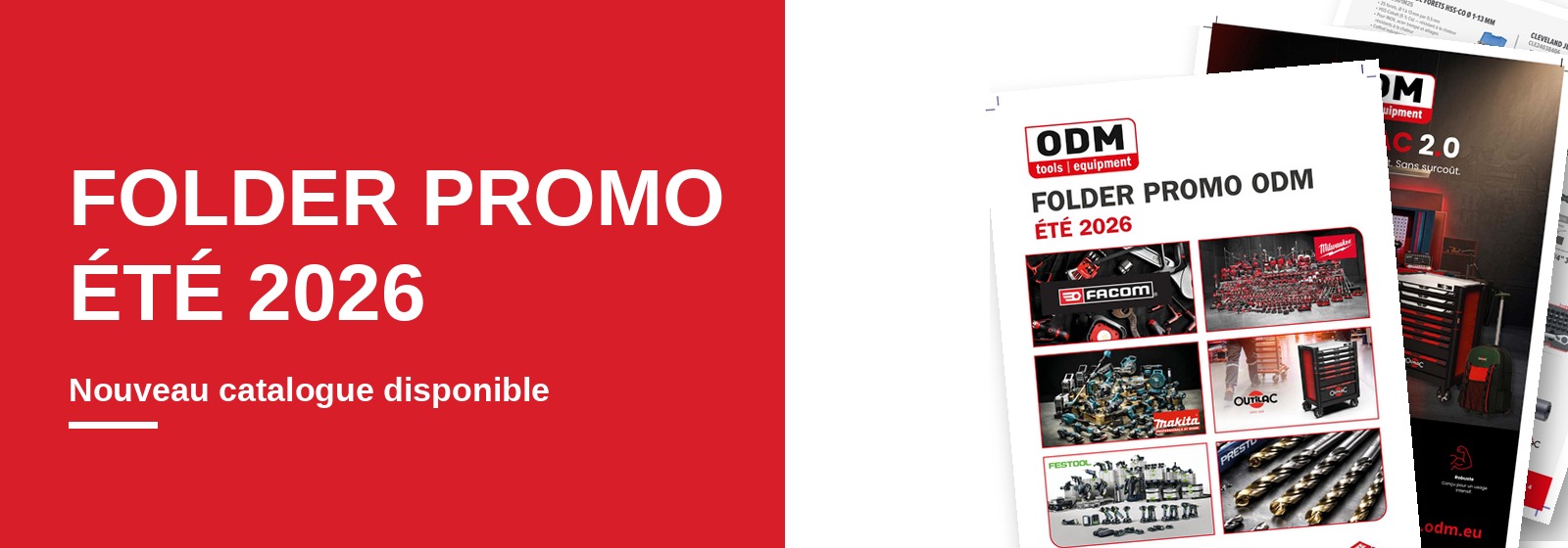 Bannière du folder promo ODM Été 2026